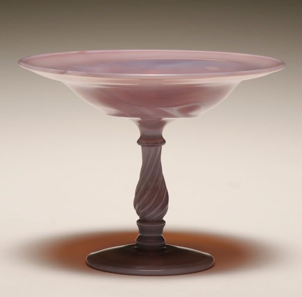 Fostoria 2327 Orchid opaque slag