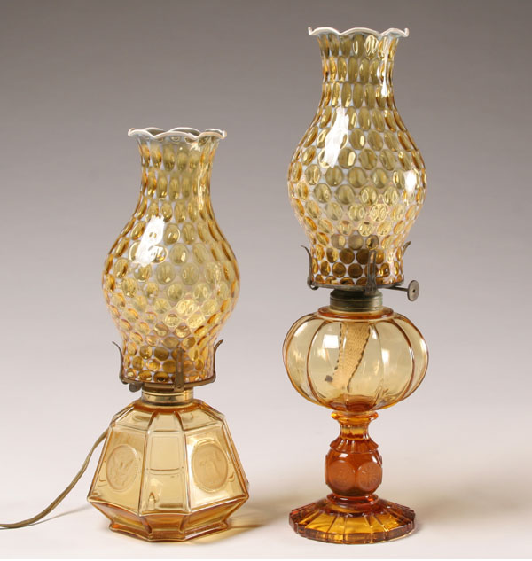 Fostoria coin dot glass oil