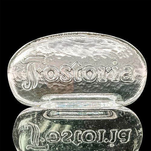 FOSTORIA GLASS RETAIL SIGNGreat