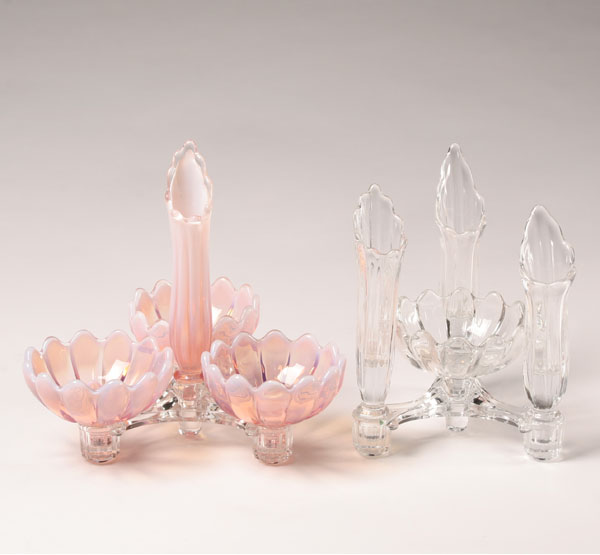 Fostoria glass table charms with