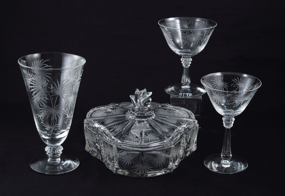 FOSTORIA LIDO ELEGANT GLASSWARE: 30