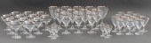 FOSTORIA SILVER EDGED CLEAR GL