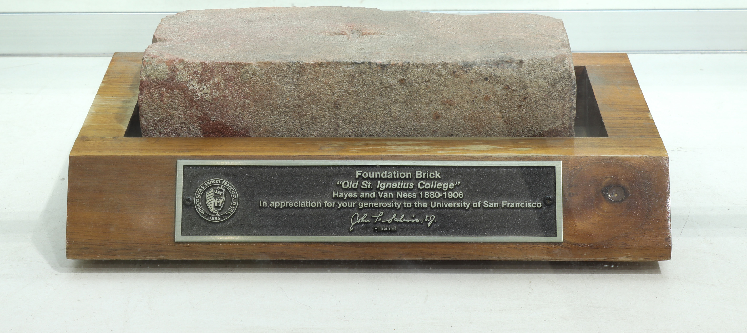 FOUNDATION BRICK FROM OLD ST