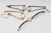 FOUR 14 KARAT GOLD & DIAMOND W