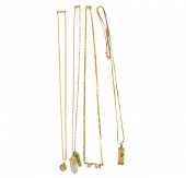 FOUR 14 KARAT YELLOW GOLD JUDA