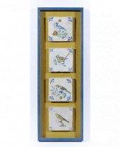 FOUR 17TH/18TH C DELFT BIRD TI