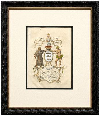 Four 18th century engravings: