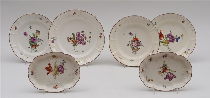 FOUR 18TH CENTURY LUDWIGSBURG