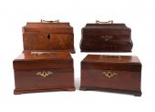 FOUR 18TH/19TH C. GEORGIAN MAH