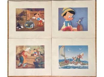 Four 1939 Disney Pinocchio