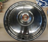 FOUR 1955 FORD CHROME HUBCAPSF
