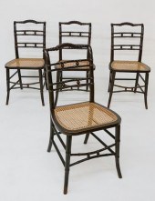 FOUR 19TH C. ENGLISH REGENCY G
