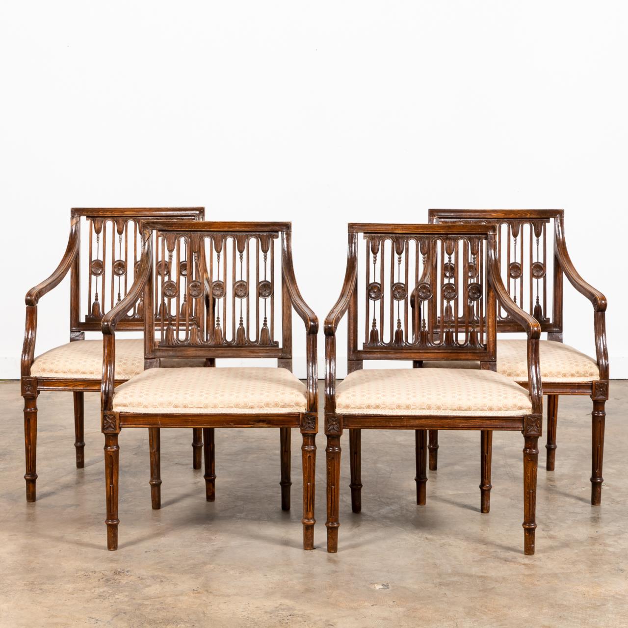 FOUR 19TH C. ITALIAN NEOCLASSICAL