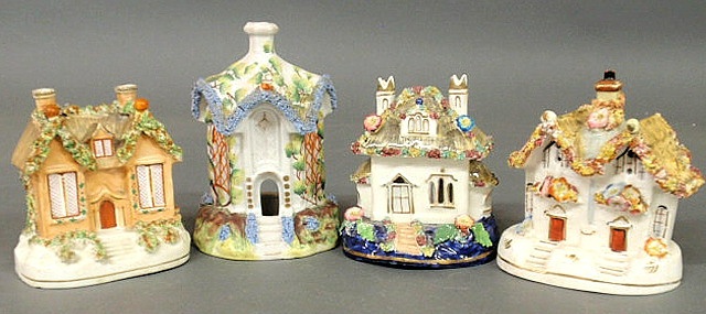 Four 19th c. Staffordshire