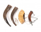 FOUR 19TH CENTURY ANTIQUE NATU