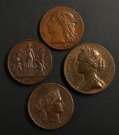 Four 19th-Century French Agric