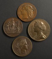 Four 19th-Century French Agric