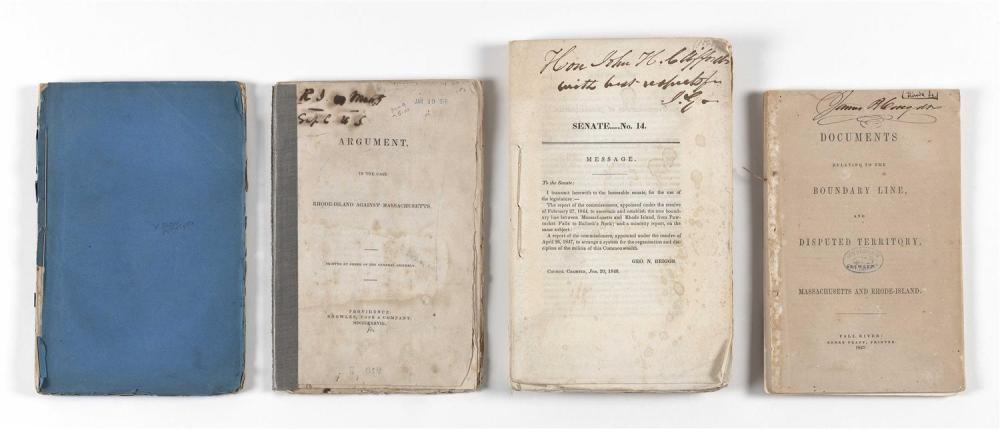FOUR 19TH CENTURY PAMPHLETS