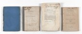 FOUR 19TH CENTURY PAMPHLETS PE