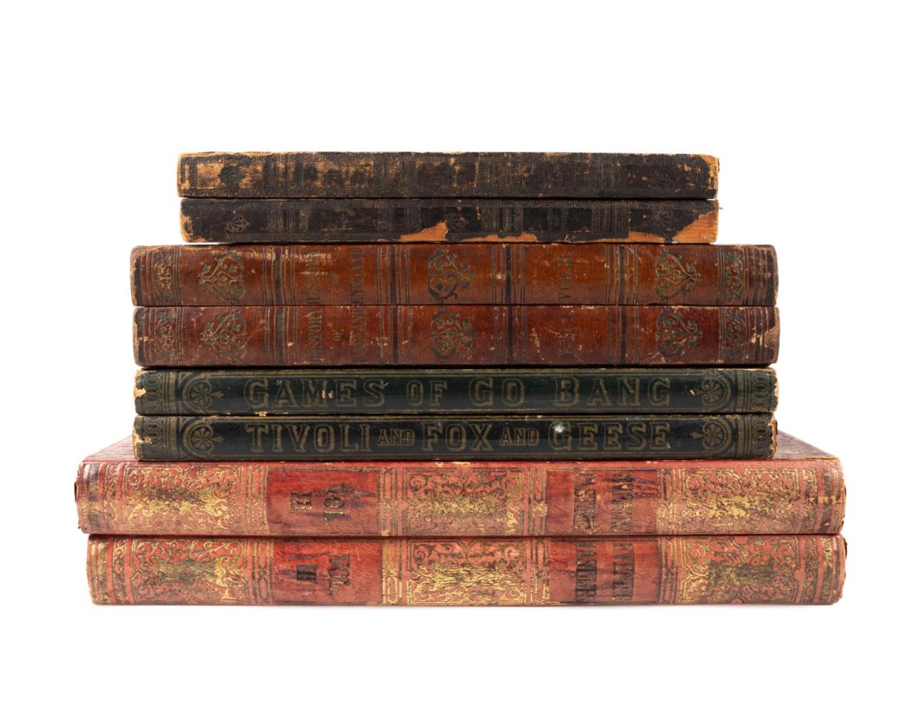 FOUR 19TH/20TH C. FAUX BOOK GAME