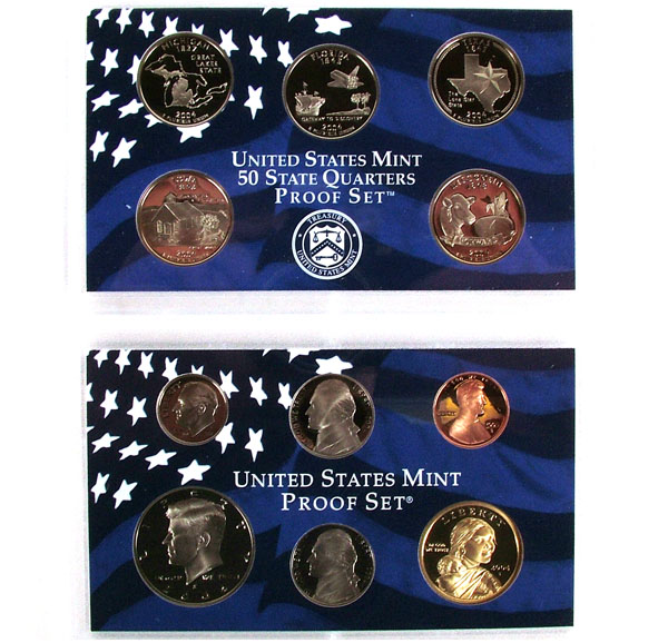 Four 2004 Proof Sets 10 Piece