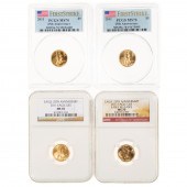 FOUR 2011 $5 GOLD AMERICAN EAG