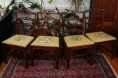 FOUR 20TH C. CHIPPENDALE STYLE
