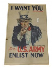 FOUR 20TH C. POSTERS, SOME APP