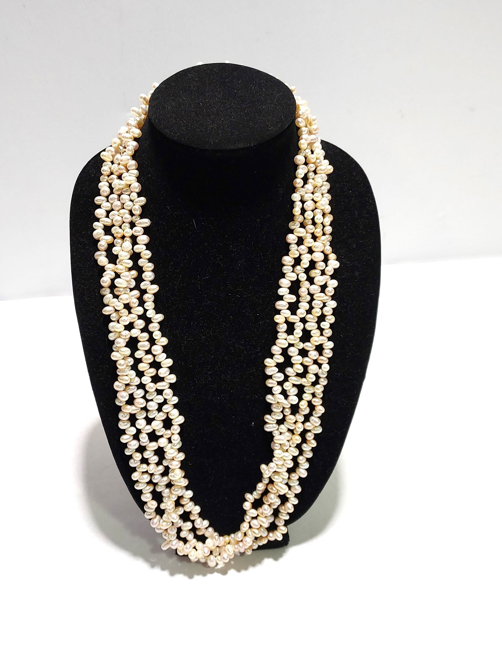 FOUR 33" PEARL STRANDS,