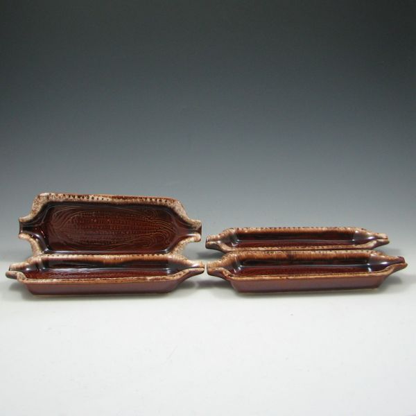 Four (4) Hull Mirror Brown Corn