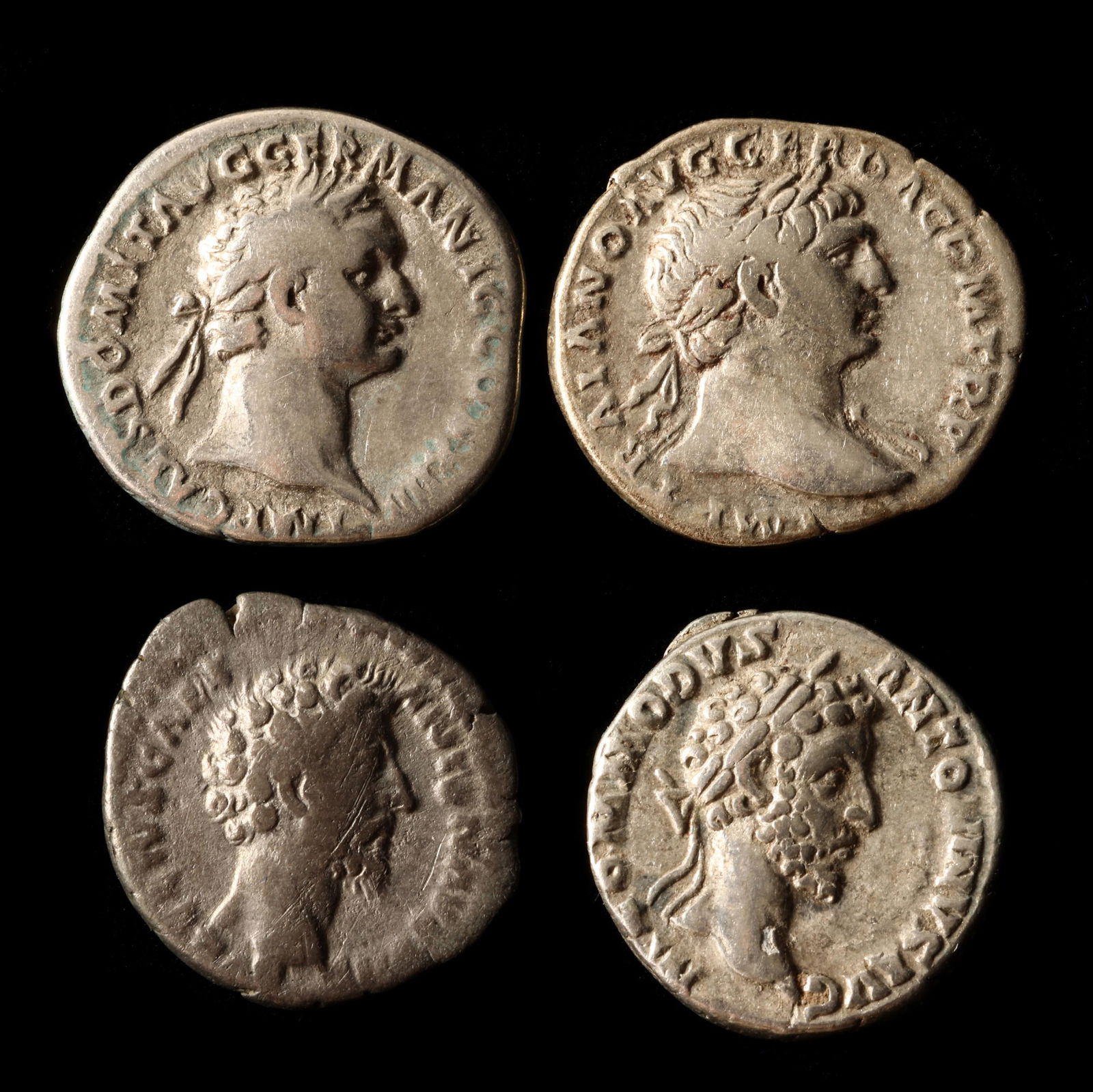 FOUR (4) ROMAN IMPERIAL SILVER