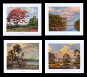 FOUR A. E. BACKUS FLORIDA LITH