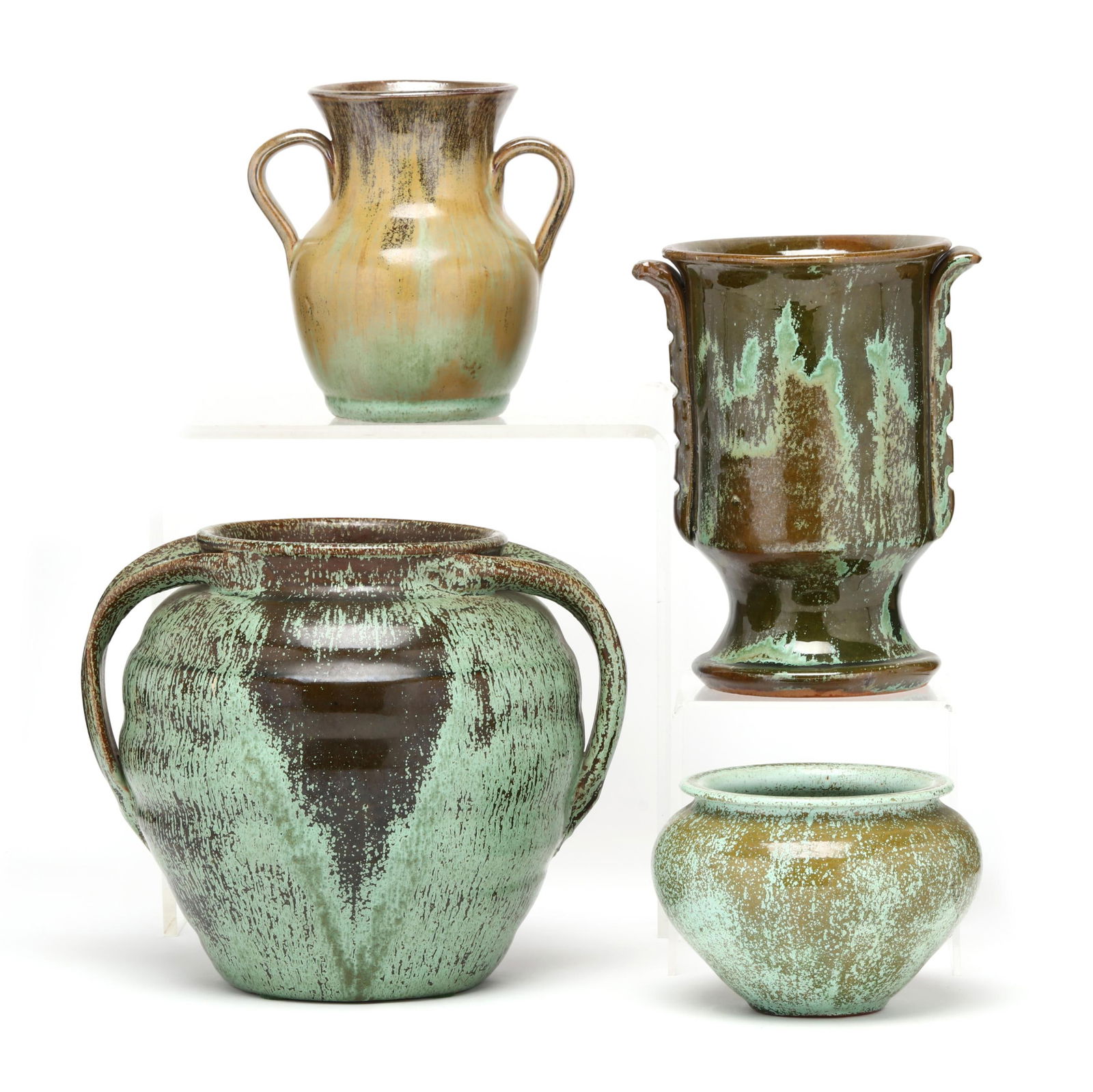 FOUR A. R. COLE POTTERY VESSELSFour
