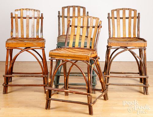 FOUR ADIRONDACK STYLE TWIG