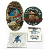 FOUR ADVERTISING BREWERIANA BE