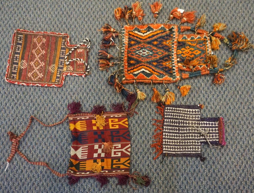FOUR AFGHAN SALT BAGS LARGER: 1