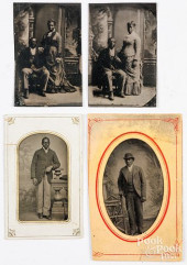 FOUR AFRICAN AMERICAN BLACK AM