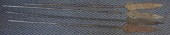 FOUR AFRICAN WROUGHT IRON AND