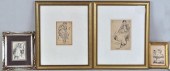 FOUR ALBERT STERNER FRAMED ART