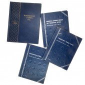 FOUR ALBUMS OF SILVER DIMES 18