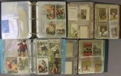 Four albums of vintage postcar