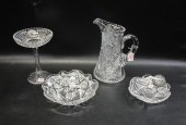 FOUR AMERICAN BRILLIANT CUT GL