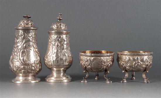 Four American Classical repousse