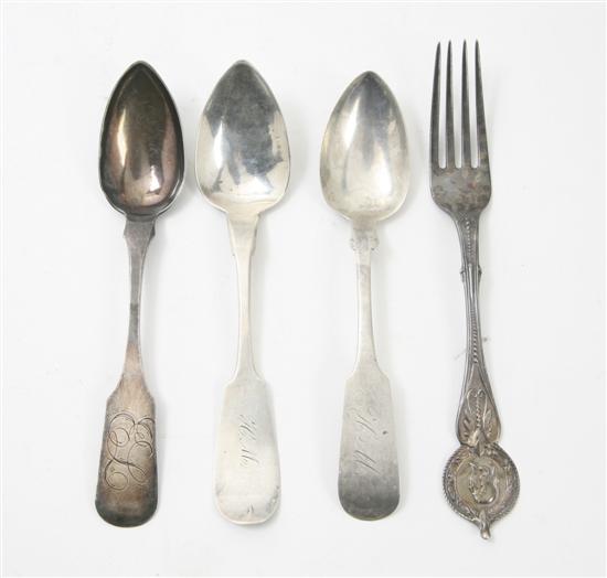 Four American Coin Silver