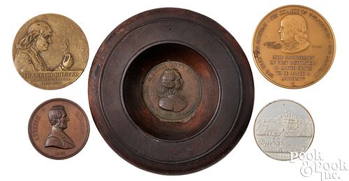 FOUR AMERICAN COMMEMORATIVE