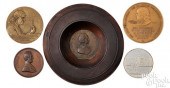 FOUR AMERICAN COMMEMORATIVE ME