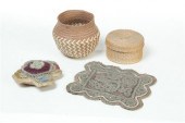 FOUR AMERICAN INDIAN PINCUSHIO