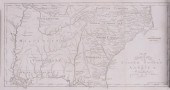 FOUR AMERICAN MAPS, LATE 18TH/