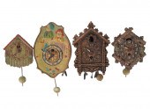 FOUR AMERICAN MINIATURE WALL C