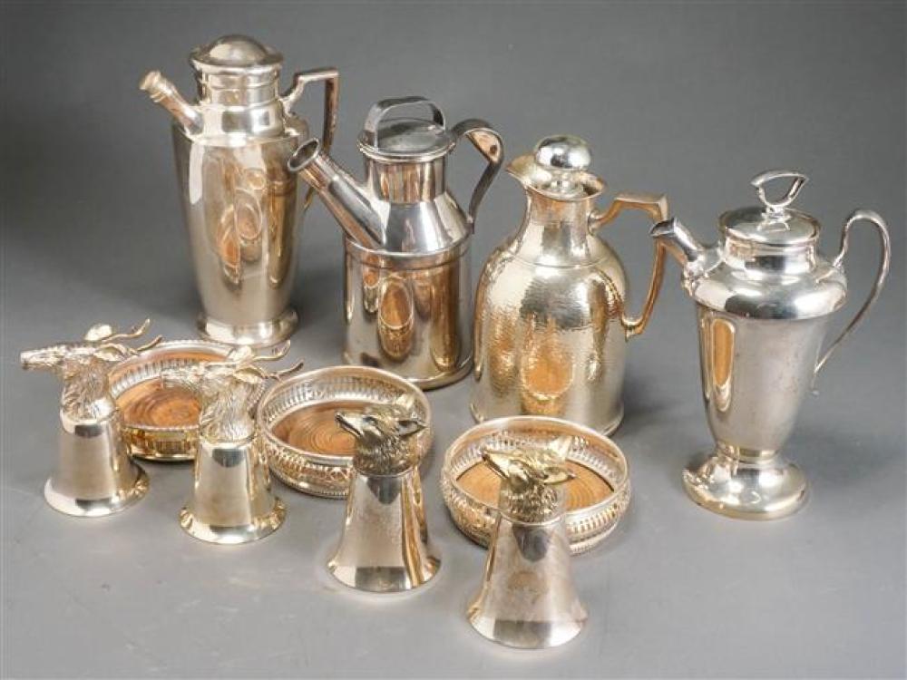 FOUR AMERICAN OR ENGLISH SILVER